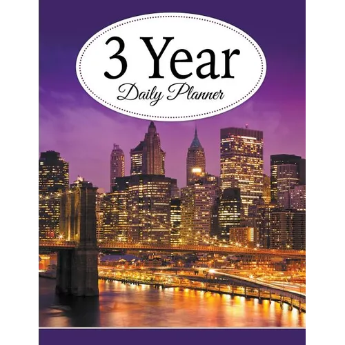 3 Year Daily Planner - Paperback