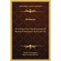 Stobaeus: An Extract From The Discourses Of Hermes Trismegistus To His Son Tat - Hardcover