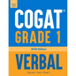 COGAT Grade 1 Verbal: 3 Practice Tests - Level 7 - Paperback