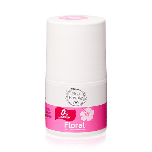Bee Beauty Anti-Transpirant Roll On Floral - 50 ml | Aluminum Free, Refreshing Scent