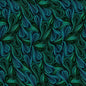 Green Multi Color Flow Cotton Wideback Fabric Per Yard