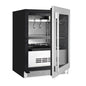 24″ Glass‑Door Meat Aging Fridge