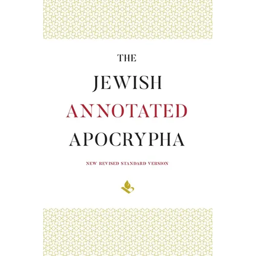 The Jewish Annotated Apocrypha - Hardcover