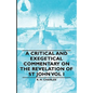 A Critical and Exegetical Commentary on the Revelation of St John Vol I - Paperback