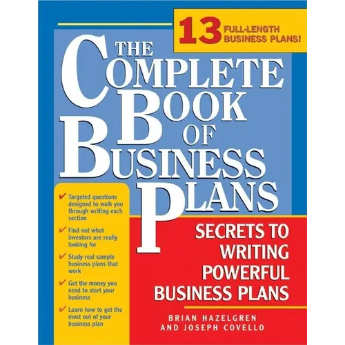 The Complete Book of Business Plans: Simple Steps to Writing Powerful Business Plans - Paperback