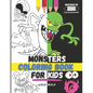 Monters coloring book for kids: For girls and boys aged 4-10 - Paperback