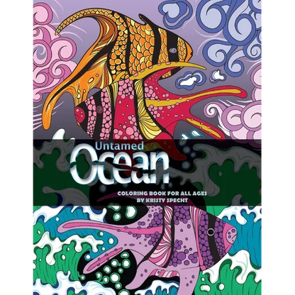 Untamed Ocean: Adult Coloring Book - Paperback