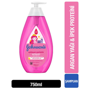 Johnson's Baby Shampoo with Argan Oil - Gentle, Sulfate-Free, 25.4 fl oz - Enhances Shine & Softness