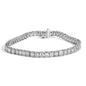 IGI Certified Lab-Grown Diamond Tennis Bracelet in 14K White Gold – 10 ct