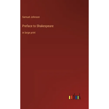 Preface to Shakespeare: in large print - Hardcover