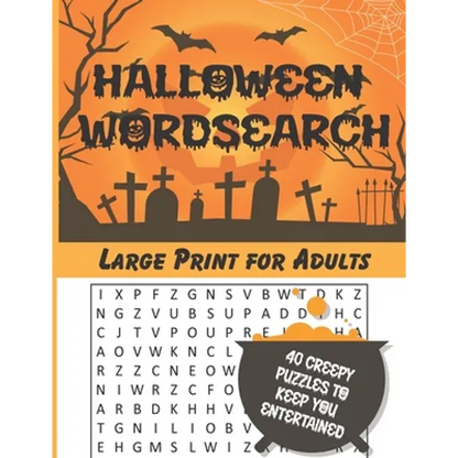 Halloween Wordsearch: For Adults, Large Print - Paperback