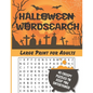 Halloween Wordsearch: For Adults, Large Print - Paperback