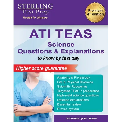 ATI TEAS Science Questions: Questions & Explanations for Test of Essential Academic Skills (TEAS) - Paperback