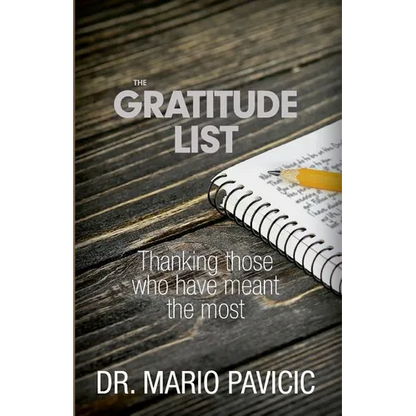The Gratitude List: Thanking Those Who Have Meant The Most - Paperback