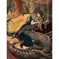 Dragon Journal: Dragon Journal: 8.5 x 11 Vintage fantasy art cover journal / notebook /diary, 150 lined college ruled pages, dragon me - Paperback
