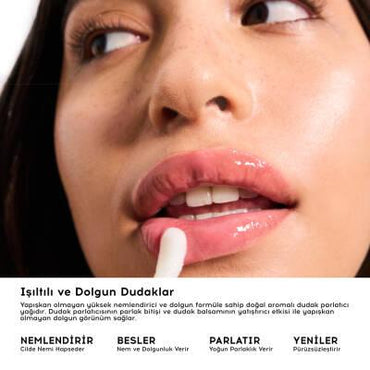 Cream Co. Lip Oil Gloss - Vanilla, Vegan & Nourishing Lip Care with Jojoba Oil & Vitamin E