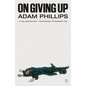 On Giving Up - Paperback