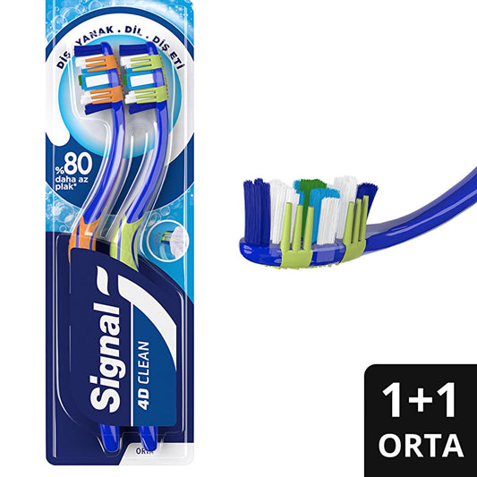Signal 4D Clean Expert Electric Toothbrush - Advanced Oral Care with 4D Cleaning Technology