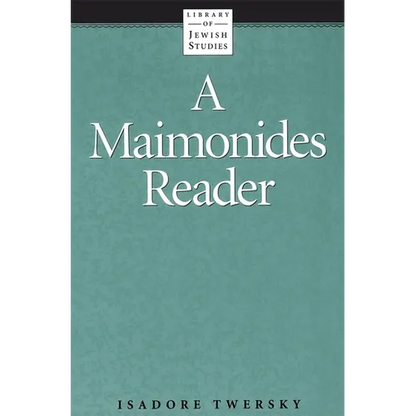 A Maimonides Reader - Paperback