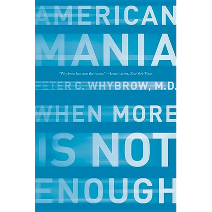American Mania: When More Is Not Enough - Paperback