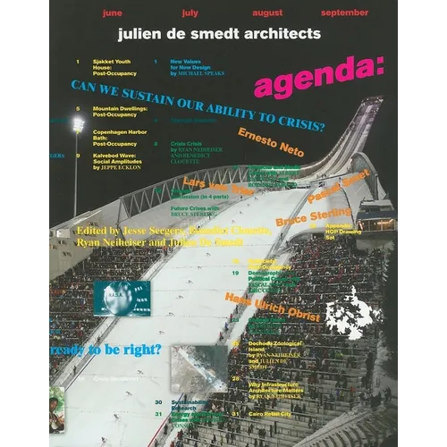 Agenda: Julien de Smedt Architects: Can We Sustain Our Ability to Crisis? - Paperback