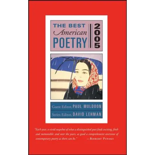Best American Poetry 2005: Series Editor David Lehman - Paperback