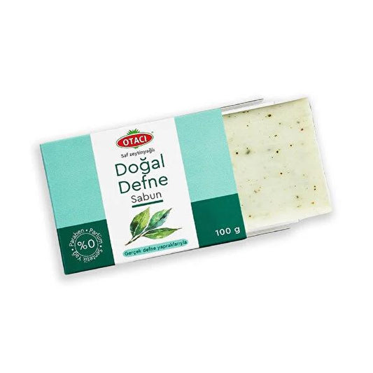 Otacı Natural Defne Soap - 100g - Gentle Organic Cleansing for Sensitive Skin & Hair Care