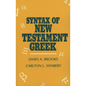 Syntax of New Testament Greek - Paperback
