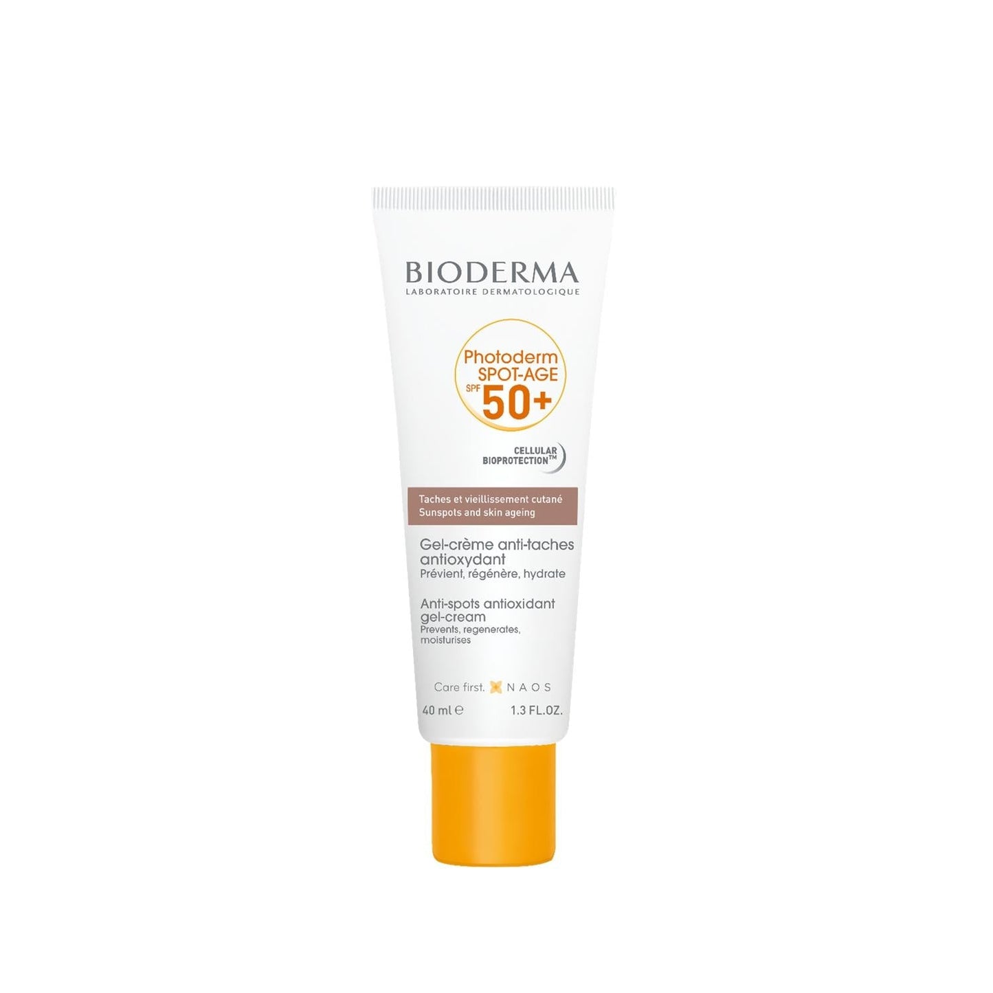 Bioderma Photoderm Spot Age SPF50+ Sunscreen Cream - Anti-Age Spot, Dermatologically Tested, 1.35 fl oz