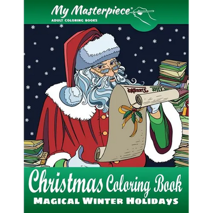 My Masterpiece Adult Coloring Books - Christmas Coloring Book: Magical Winter Holidays - Paperback