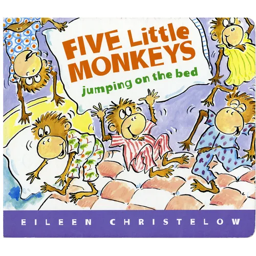 Five Little Monkeys Jumping on the Bed - Board Book
