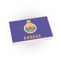 Kansas State Flag - Minifig Scale - Custom Printed - 2x3 Tile Made using a LEGO® Tile