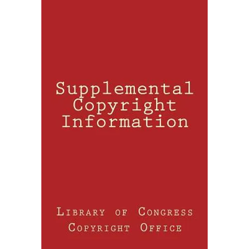 Supplemental Copyright Information - Paperback