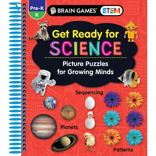 Brain Games Stem - Get Ready for Science: Picture Puzzles for Growing Minds (Workbook) - Spiral