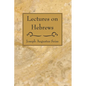 Lectures on Hebrews - Paperback