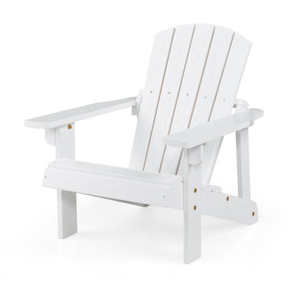 Kid's Adirondack Chair with High Backrest and Arm Rest