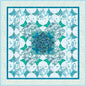 Aquarius Foundation Piecing Panel by Kimberly Jahnz - 58" x 58"