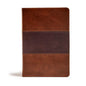 KJV Giant Print Reference Bible, Saddle Brown Leathertouch - Imitation Leather
