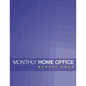 Monthly Home Office Budget Book - Paperback