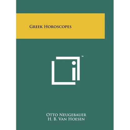 Greek Horoscopes - Paperback