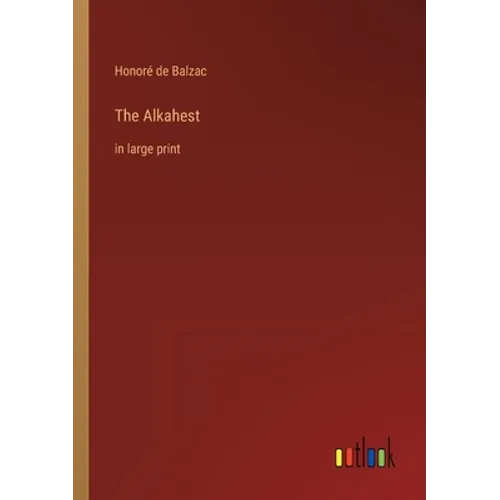 The Alkahest: in large print - Paperback
