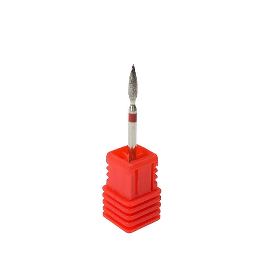 Trina Diamond Nail Drill Bit - Diamond Drill Bit Acrylic Nail File Fire No:4 for Professional Nail Care