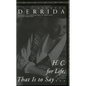 H. C. for Life, That Is to Say... - Paperback
