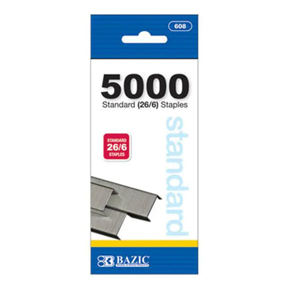 5000 Ct. Standard (26/6) Staples