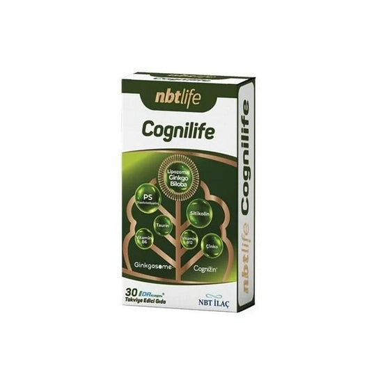 NBTLife Cognilife Capsules with Citicolin, Ginkgo Biloba, and Phosphatidylserine
