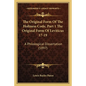 The Original Form of the Holiness Code, Part 1 the Original Form of Leviticus 17-19: A Philological Dissertation (1897) - Paperback