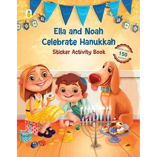 Ella and Noah Celebrate Hanukkah: Sticker Activity Book - Paperback