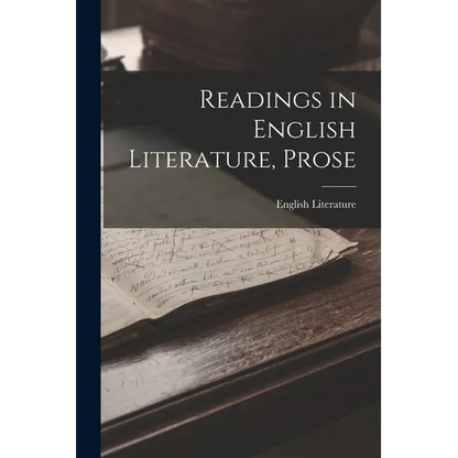 Readings in English Literature, Prose - Paperback