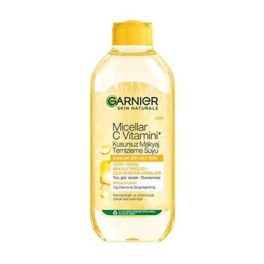 Garnier Vitamin C Enriched Micellar Water for Makeup Removal - 400ml Gentle Skincare