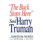The Buck Stops Here - Hardcover